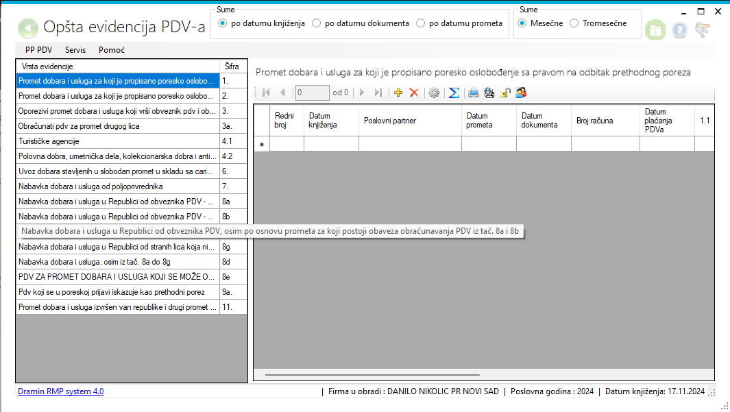 PO PDV