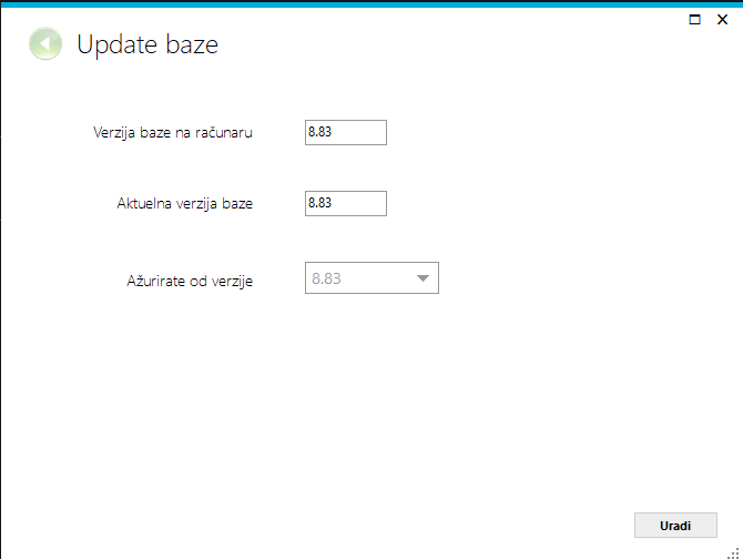Update baze